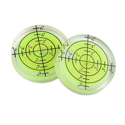 2-Piece Spirit Level with Degree Markings, 20–30 High Light Transmission, Fluorescent Yellow-Green Acrylic