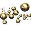 Solid H62 Brass Bearing Balls, Round Beads, 1 1.5 2 2.38 2.5 3 3.175 3.5 4 4.5 5 6 7 8 10 12 15 20 25 30 40 50 60 mm (6.75 mm, 10 pcs) view 1