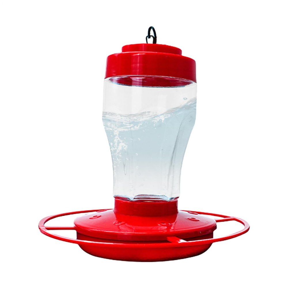 Hanging Bird Feeder with Perches, Clear Hummingbird and Wild Bird Feeder