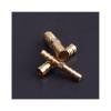 Brass Straight Hose Barb Coupler Adapter, 19 mm, 50-Pack view 2