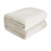 Soft, Thick Fleece Throw Blanket for Sofa, Bed & Home, White view 1