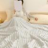 Soft, Thick Fleece Throw Blanket for Sofa, Bed & Home, White view 4