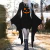 Women's Black Bat Witch Costume Dress view 2