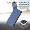 Blue Faux Leather Wallet Case for Huawei P30 Pro with Stand and Card Slots view 2