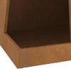 INLIFE Fire Pit Brown 35 x 35 x 100 cm Weather-Resistant Steel, Home & Garden, Fireplaces, Brown, 10.2 kg, 858947 view 3