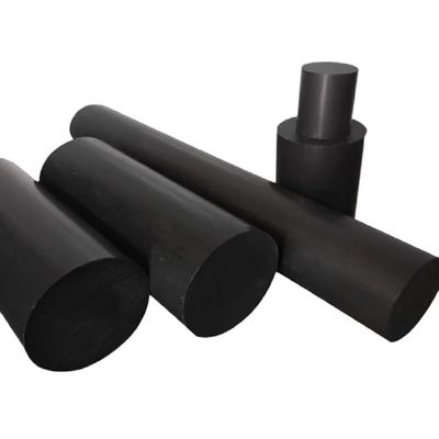 High-Density Polyethylene Round Rod, PA6 Nylon Rods, Black, 550 mm x 100 mm, 10-Pack (35 mm)