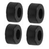 Anti-Vibration Rubber Feet, 4-Pack, Black, Rubber and Iron view 1