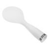 Standing Plastic Rice Spoon, White, Nonstick-Coated view 1