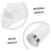 Standing Plastic Rice Spoon, White, Nonstick-Coated view 3