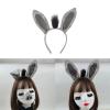 Donkey Costume Set with Tail, Bow Tie, Gloves and Headband view 2