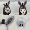 Donkey Costume Set with Tail, Bow Tie, Gloves and Headband view 4