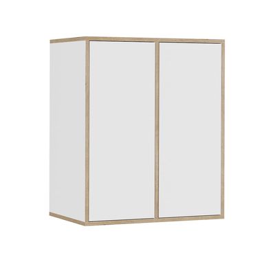 Vicco Tetrix Wall Cabinet, White, 63 x 75 cm