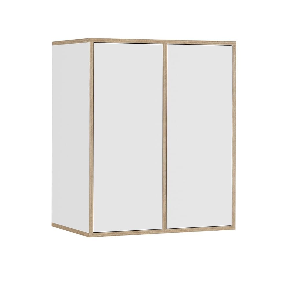 Vicco Tetrix Wall Cabinet, White, 63 x 75 cm