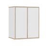 Vicco Tetrix Wall Cabinet, White, 63 x 75 cm view 1