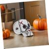 ABOOFAN 2-Piece Halloween Plastic Skull Props view 4