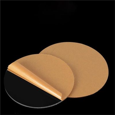 CHAOUYYZ Transparent Acrylic Round Plate, Cut Organic Glass, Dia. 250 × 4 mm, 1 pc