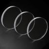 CHAOUYYZ Transparent Acrylic Round Plate, Cut Organic Glass, Dia. 250 × 4 mm, 1 pc view 4