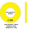 1-Piece Fractional Micro Weight Plate for Strength Training, 0.25–1.5 kg (1 Piece, 0.5 kg) view 2