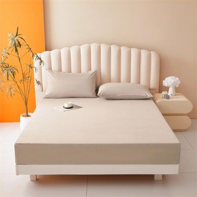 VENIES Waterproof Mattress Protector 99 x 190 cm, Gray, for Mattresses up to 30 cm