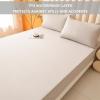 VENIES Waterproof Mattress Protector 99 x 190 cm, Gray, for Mattresses up to 30 cm view 3