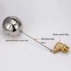 Metal Float 4/6-Point/1-Inch Stainless Steel Float Valve with Ceramic Core view 3