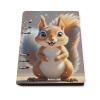 Eichhrnchen A5 PU Leather Loose-Leaf Notebook, 90 Sheets, Refillable Binder view 1