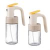 2-in-1 Oil Sprayer Glass Bottle for Cooking and Storing Various Seasonings (250 ml) view 2