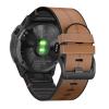 Watch Band for Fenix 7, 7X, 6X Pro, 5X, 5 Plus, 3, 935, 945 and S60, Genuine Leather Silicone 22/26 mm Strap view 4