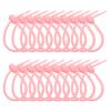 PATIKIL Silicone Cable Ties, 6 in, Pink, 20 Pack view 1