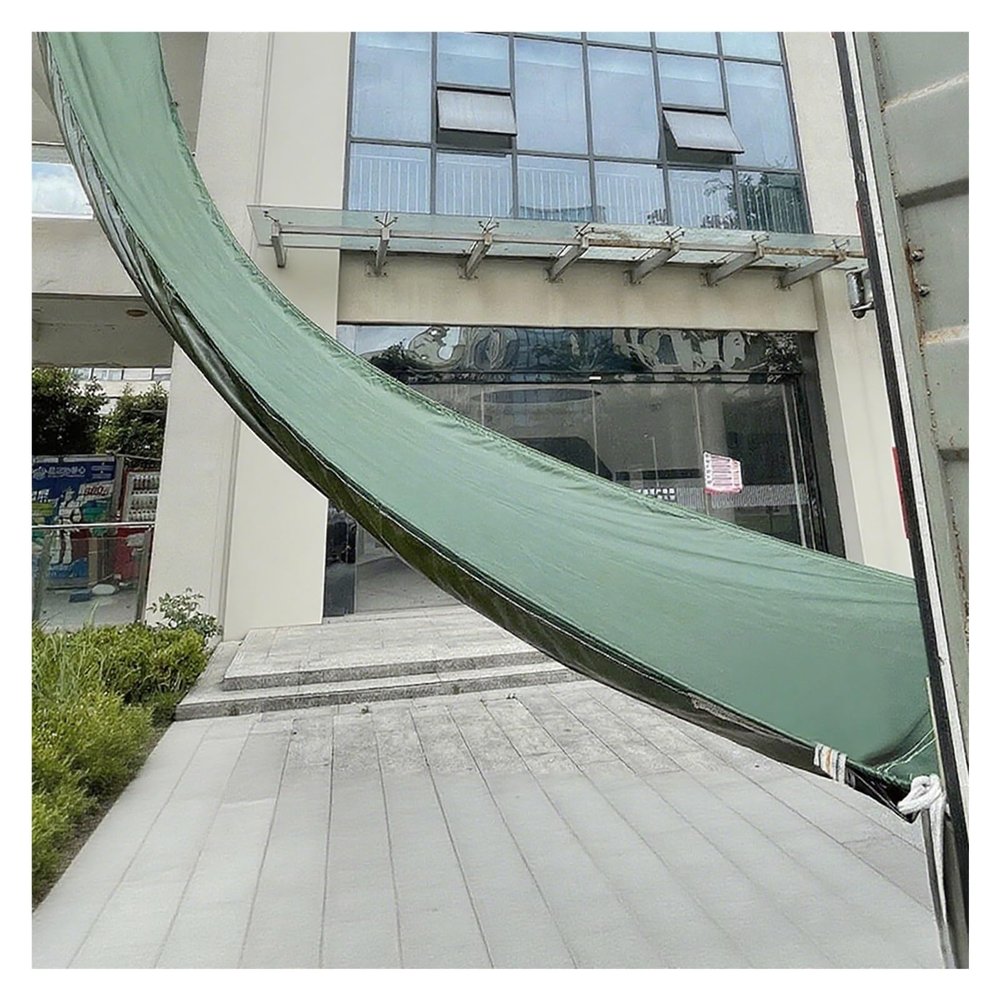 High-Performance Canvas Chute for Loading and Unloading Freight, Green, 24 x 2 m