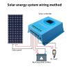 150A MPPT Solar Charge Controller, 12V/24V/36V/48V, Automatic Voltage Adaptation, Backlit LCD Display, Blue view 4