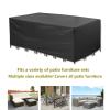 KADING Patio Furniture Cover, 193 x 183 x 40 cm, 420D Oxford Fabric view 2