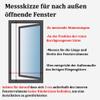 WYWY Retractable Window Insect Screen, Adjustable, Aluminum Alloy Frame, Stainless Steel Diamond Mesh, Removable, Customizable, Brown, 50 x 150 cm view 2