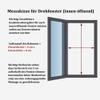WYWY Retractable Window Insect Screen, Adjustable, Aluminum Alloy Frame, Stainless Steel Diamond Mesh, Removable, Customizable, Brown, 50 x 150 cm view 3