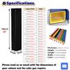 ENHEN Basketball Pole Padding Protective Cover, Black, 2.5 x 2.5 in (6 x 6 cm) view 2