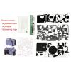 1DXIII Anti-Scratch Camera Skin for Canon EOS-1D X Mark III, Circuit Titanium view 3