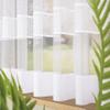 White Jacquard Curtain 500 x 160 cm (W x H), Passos New, Short Length, Horizontal Stripes view 2