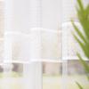 White Jacquard Curtain 500 x 160 cm (W x H), Passos New, Short Length, Horizontal Stripes view 3