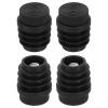 QUARKZMAN 4-Piece M8 x 22 mm Plastic Adjustable Furniture Leg Caps view 1