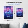 Displate K-Pop Demon Hunters Metal Poster (2025) - Netflix Neon City Battle Huntrix K-Pop Logo - Premium Wall Decor - 48 x 67.5 cm view 2