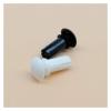 50-Piece R-Type Nylon Plastic Push Rivet Clips, 2 mm–5 mm, Expansion Tube Anchor Plugs for Securing PC Boards (Black M3, 3 mm, 6.5 mm) view 3
