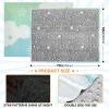 voucong Green Star Cloud Glow-in-the-Dark Throw Blanket, 50 x 70 cm, for Beds view 3