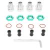 12–17 mm Wheel Hex Hub Adapters, Aluminum Alloy, for Traxxas Slash/Rustler/Stampede 1/10 RC Cars, 4-Pack (Green) view 1