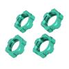 12–17 mm Wheel Hex Hub Adapters, Aluminum Alloy, for Traxxas Slash/Rustler/Stampede 1/10 RC Cars, 4-Pack (Green) view 2