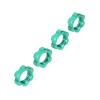 12–17 mm Wheel Hex Hub Adapters, Aluminum Alloy, for Traxxas Slash/Rustler/Stampede 1/10 RC Cars, 4-Pack (Green) view 3