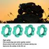 12–17 mm Wheel Hex Hub Adapters, Aluminum Alloy, for Traxxas Slash/Rustler/Stampede 1/10 RC Cars, 4-Pack (Green) view 4