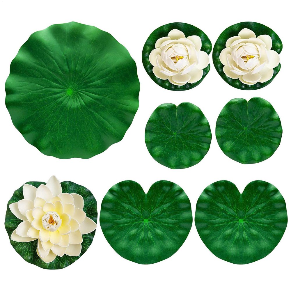 Dtaigou Floating Flower Decoration, 9 Artificial Realistic Ornaments