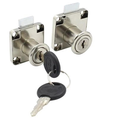 Zinc Alloy Drawer Lock with 2 Keys, 1 Pc. (Large)