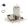Zinc Alloy Drawer Lock with 2 Keys, 1 Pc. (Large) view 2