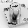 Zinc Alloy Drawer Lock with 2 Keys, 1 Pc. (Large) view 3